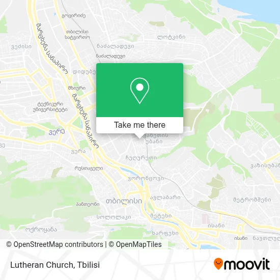 Lutheran Church map