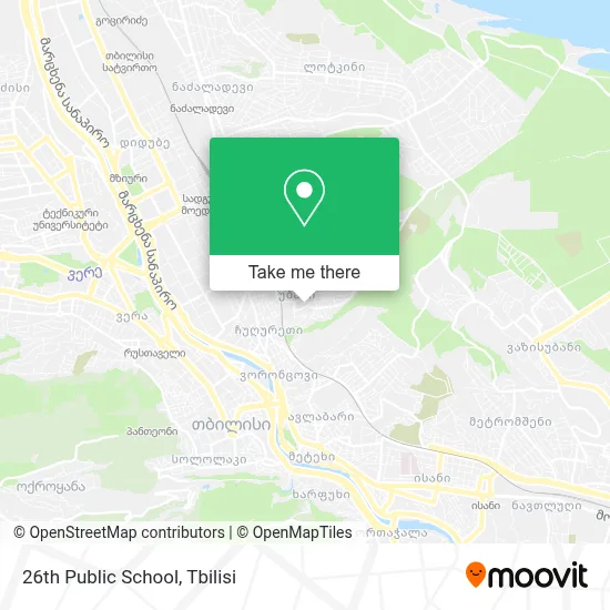 26th Public School map