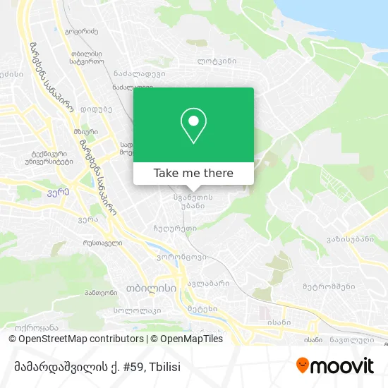 მამარდაშვილის ქ. #59 map