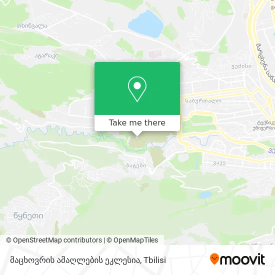 მაცხოვრის ამაღლების ეკლესია map