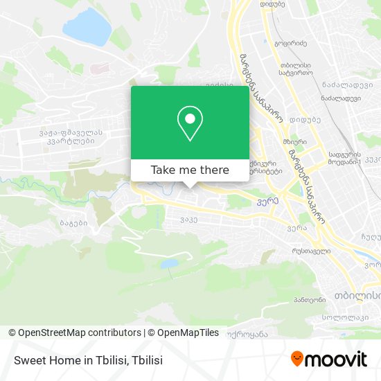 Sweet Home in Tbilisi map
