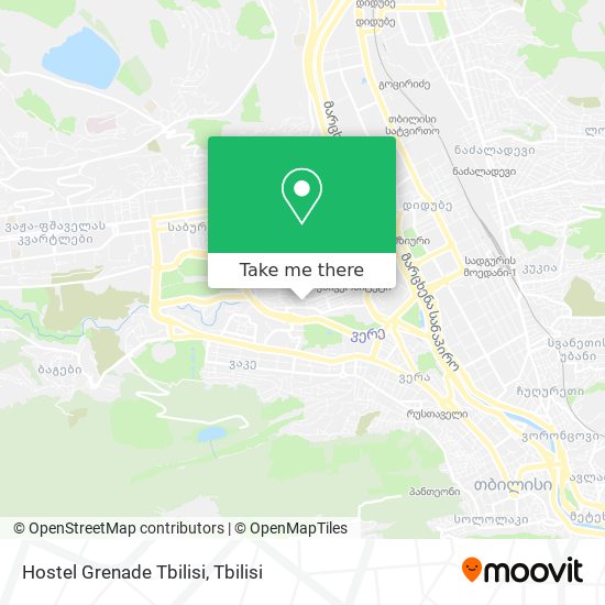 Карта Hostel Grenade Tbilisi
