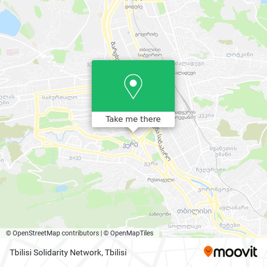 Tbilisi Solidarity Network map