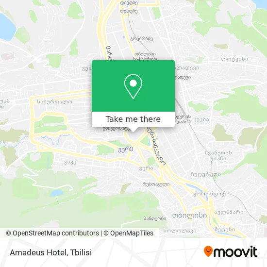 Карта Amadeus Hotel