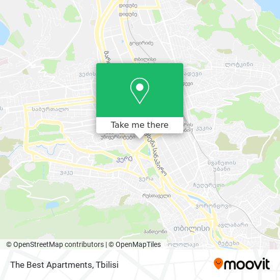 The Best Apartments map