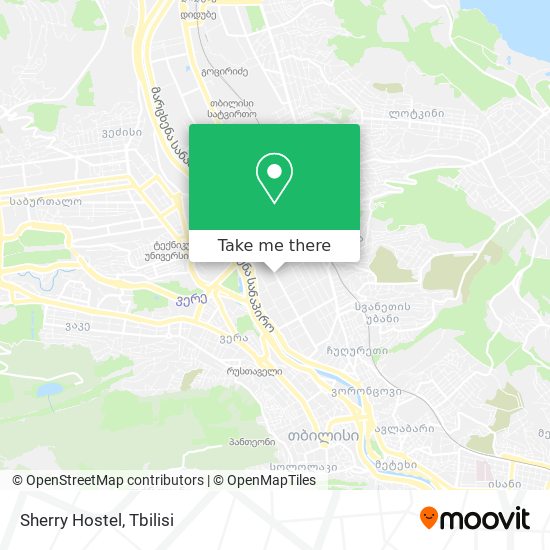 Sherry Hostel map