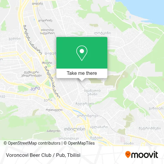 Voroncovi Beer Club / Pub map