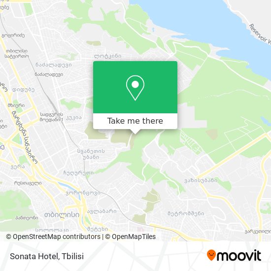 Sonata Hotel map