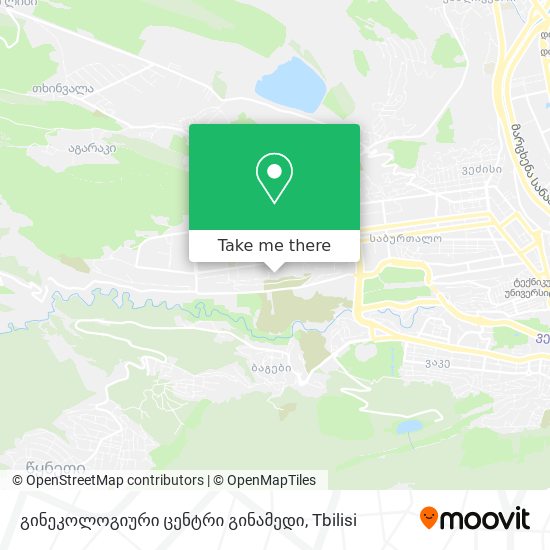 გინეკოლოგიური ცენტრი გინამედი map