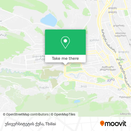 უნივერსიტეტის ქუჩა map
