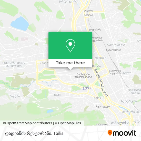 დადიანის რესტორანი map