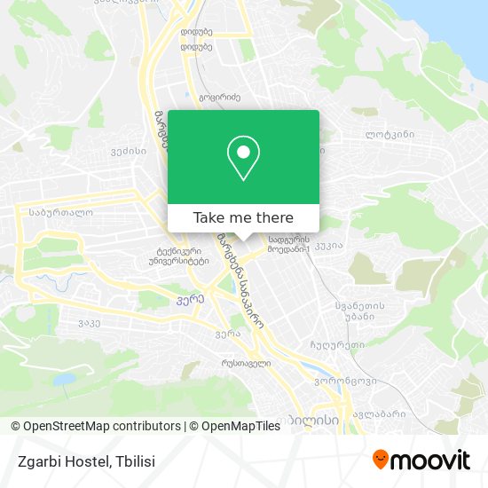 Zgarbi Hostel map