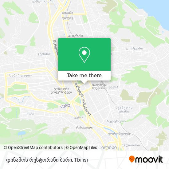 დინამოს რესტორანი ბარი map