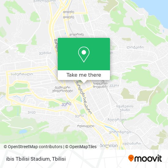 ibis Tbilisi Stadium map