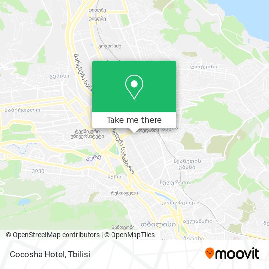 Cocosha Hotel map
