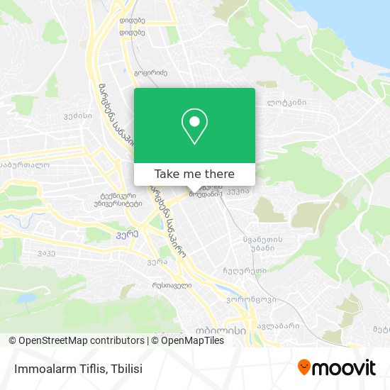 Immoalarm Tiflis map