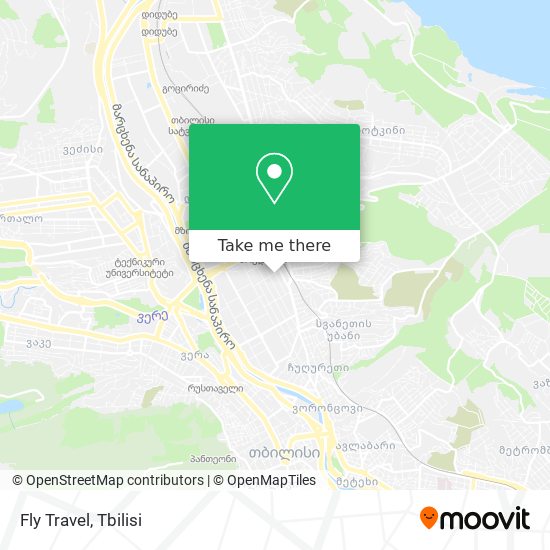 Fly Travel map
