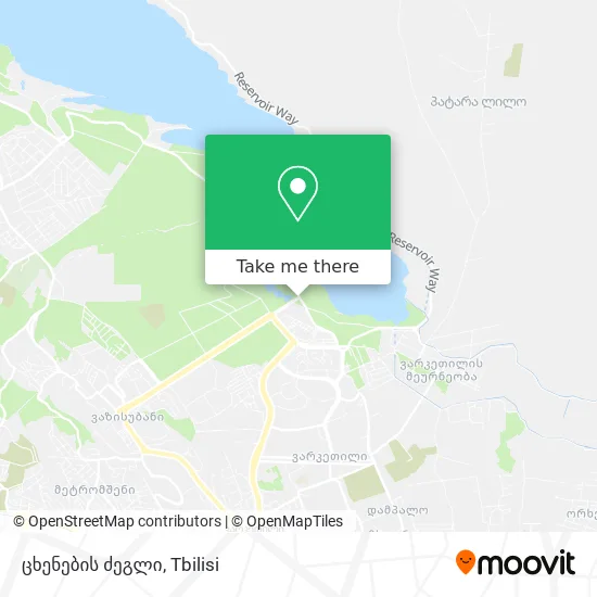 ცხენების ძეგლი map