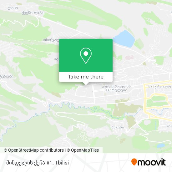მინდელის ქუჩა #1 map