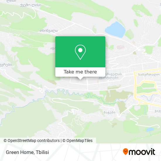 Green Home map