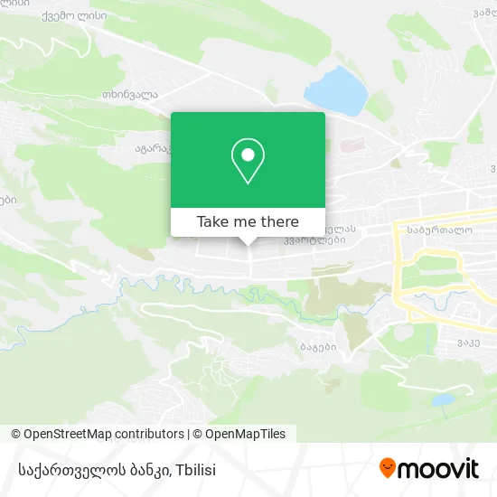 საქართველოს ბანკი map