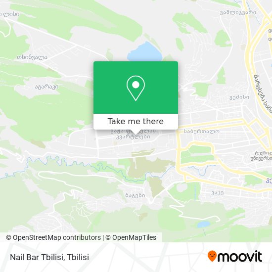 Nail Bar Tbilisi map