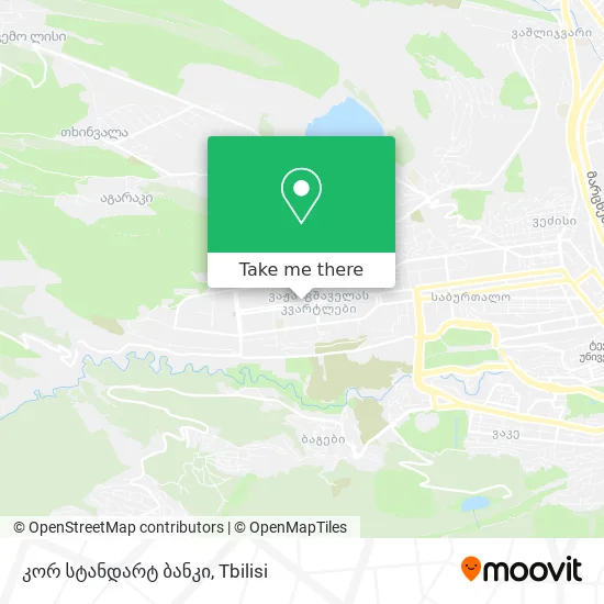 კორ სტანდარტ ბანკი map