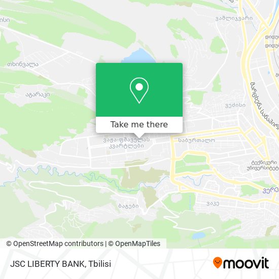 JSC LIBERTY BANK map