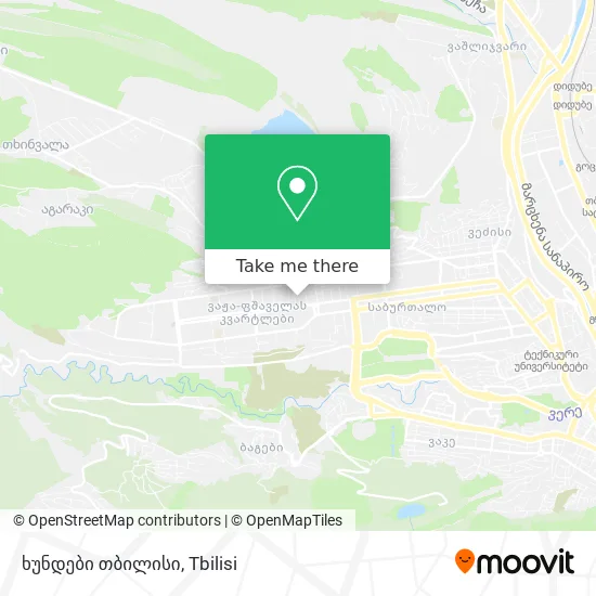 ხუნდები თბილისი map