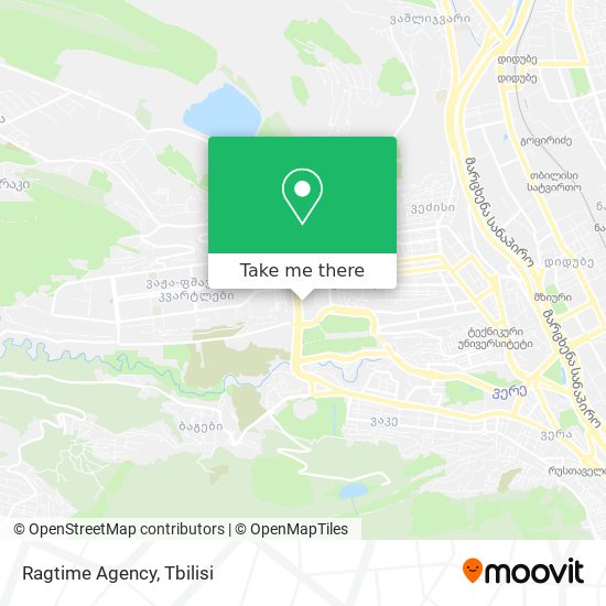 Ragtime Agency map