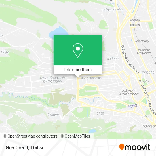 Карта Goa Credit