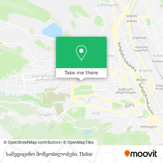 სამედიცინო მოწყობილობები map
