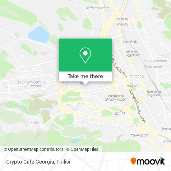 Карта Crypto Cafe Georgia