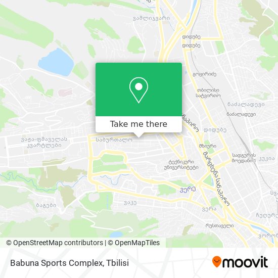 Babuna Sports Complex map