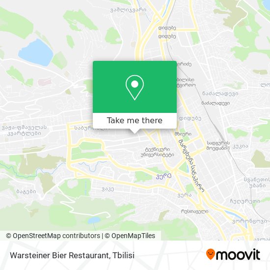 Warsteiner Bier Restaurant map
