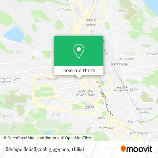 წმინდა მინამეთის ეკლესია map