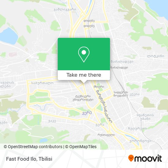 Fast Food Ilo map
