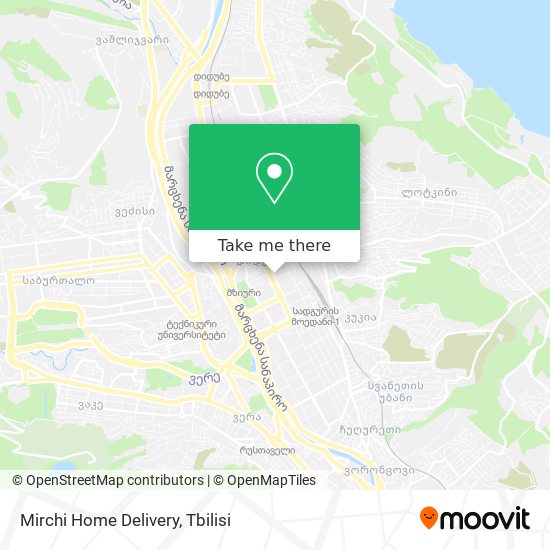 Mirchi Home Delivery map