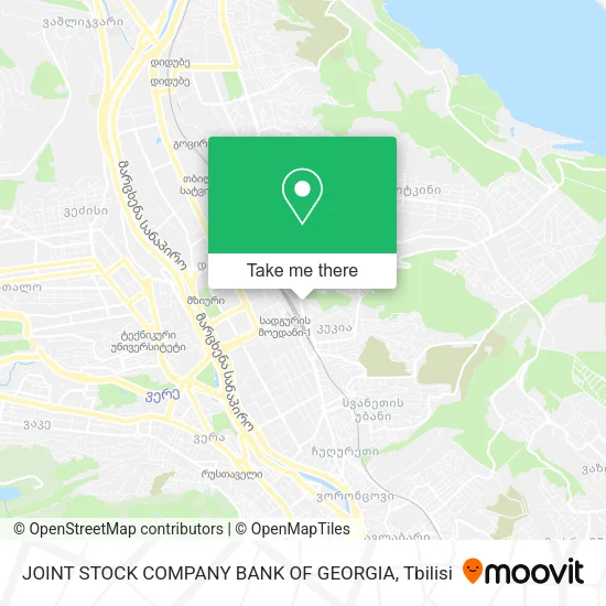 Карта JOINT STOCK COMPANY BANK OF GEORGIA