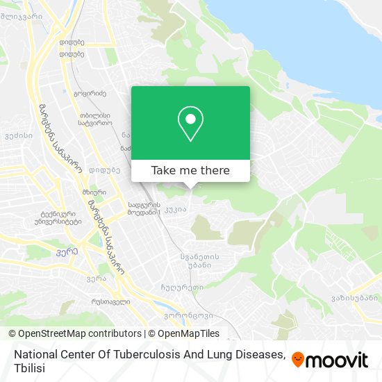 National Center Of Tuberculosis And Lung Diseases map