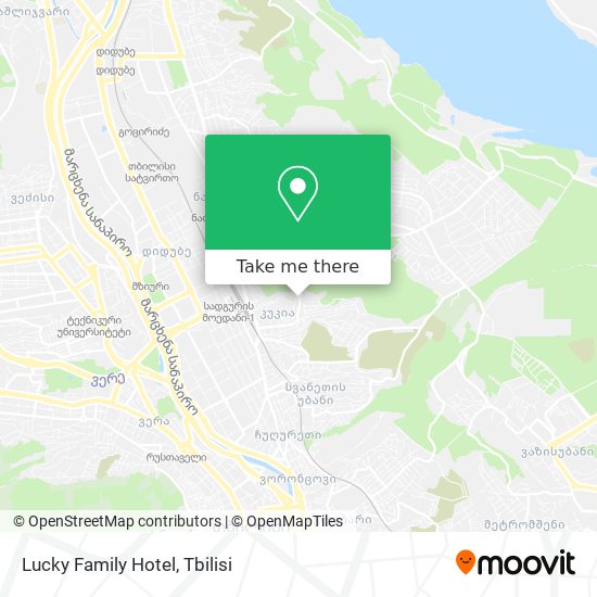 Lucky Family Hotel map