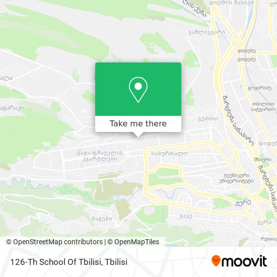 126-Th School Of Tbilisi map