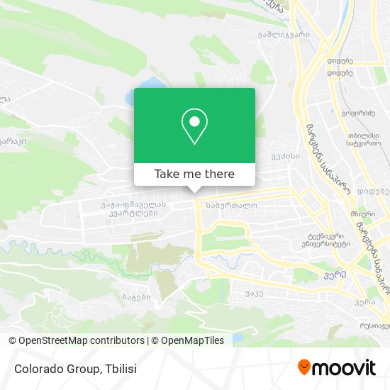 Colorado Group map