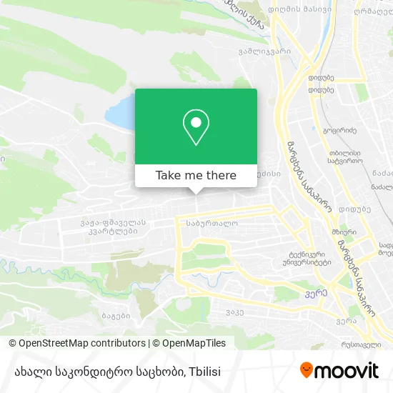 ახალი საკონდიტრო საცხობი map