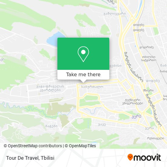Tour De Travel map