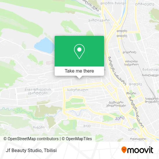 Карта Jf Beauty Studio