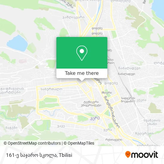 161-ე საჯარო სკოლა map