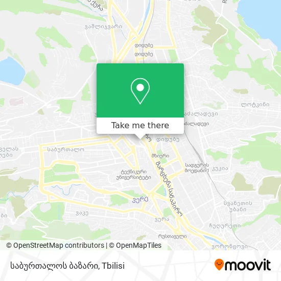 საბურთალოს ბაზარი map