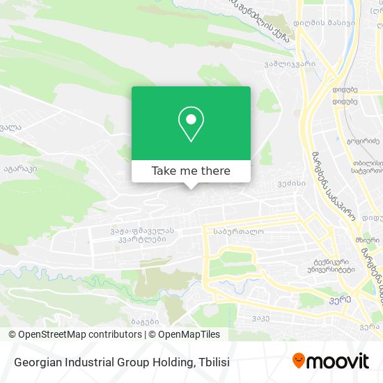 Georgian Industrial Group Holding map