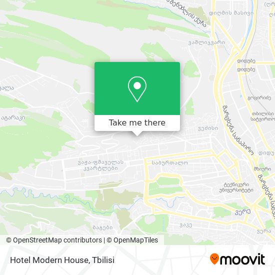 Hotel Modern House map